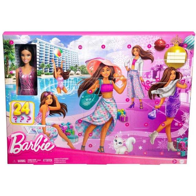 Billede af Mattel Barbie Fashionista Julekalender 2023